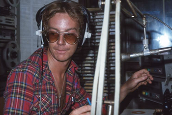 Steve Foster on board the Peace ship